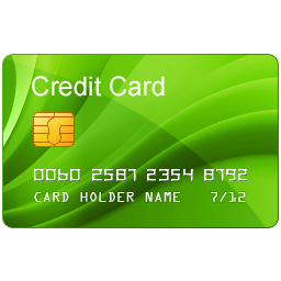 paying by credit card